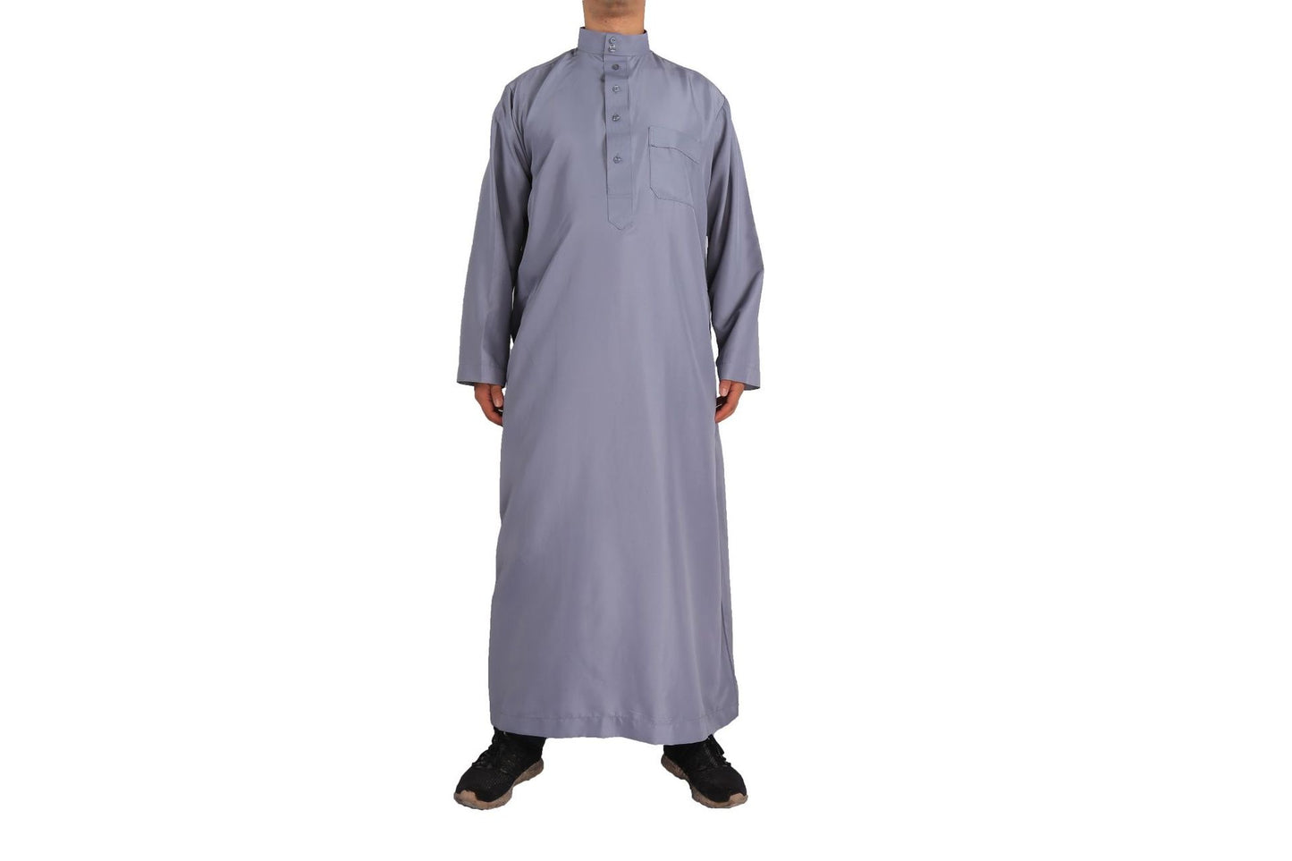 Wholesale Men’s Saudi Arabia Kuwait Muslim Thobe Fashion Caftan Turkey Luxury Robe Thawb